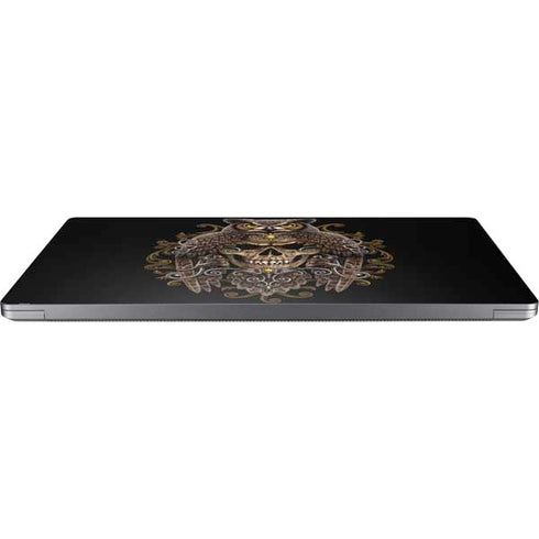Skull and Owl by Sarah Richter Universal Laptop 11in (8.8 x 6.2in) Skin